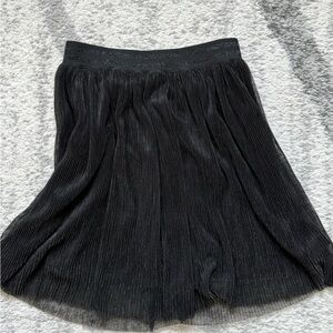 Elegant Black Sparkly Skirt